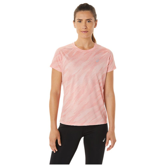 Asics Γυναικεία κοντομάνικη μπλούζα Core All Over Print SS Top Asics Γυναικεία κοντομάνικη μπλούζα Core All Over Print SS Top